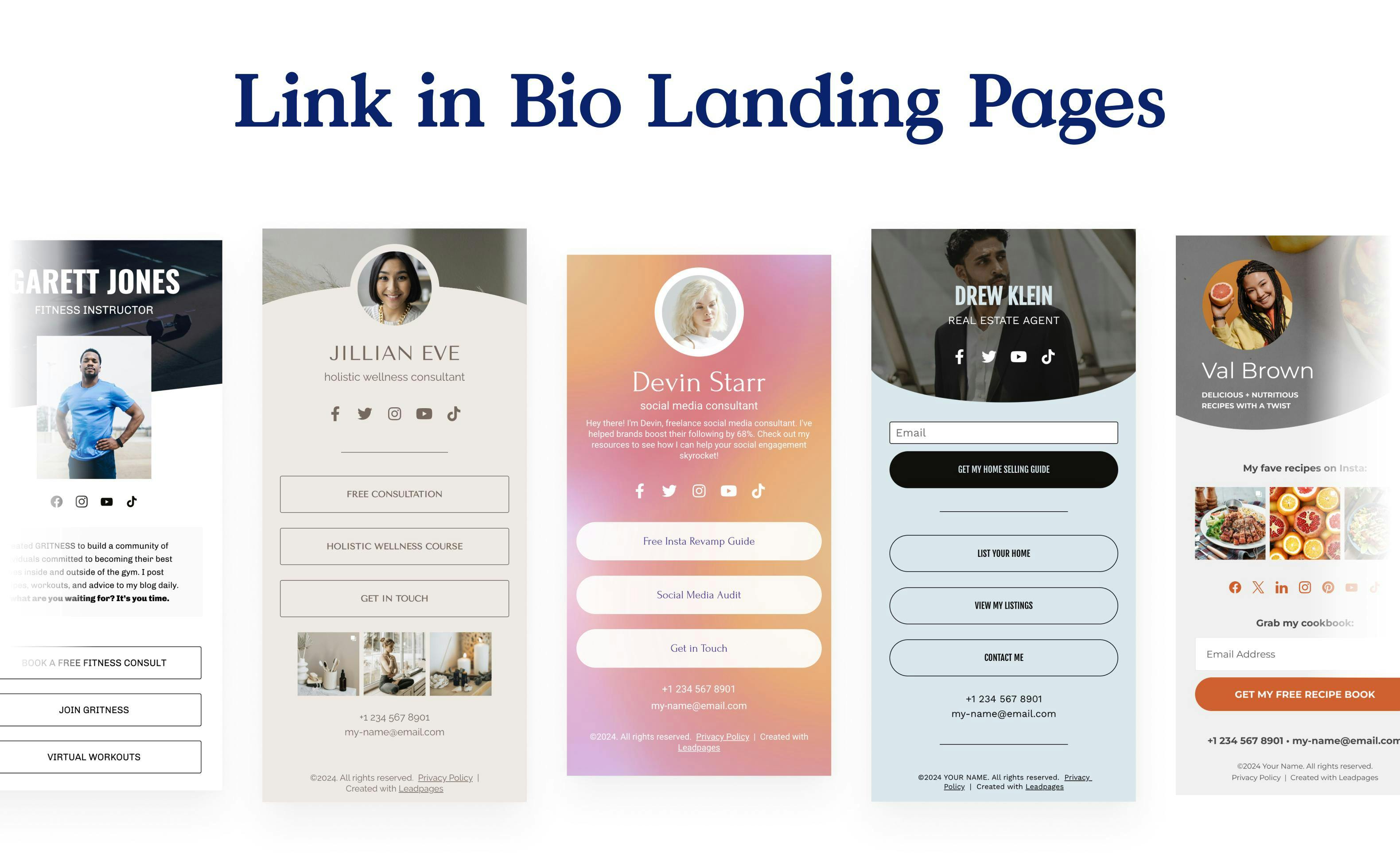 Social Media Landing Page 2@2x