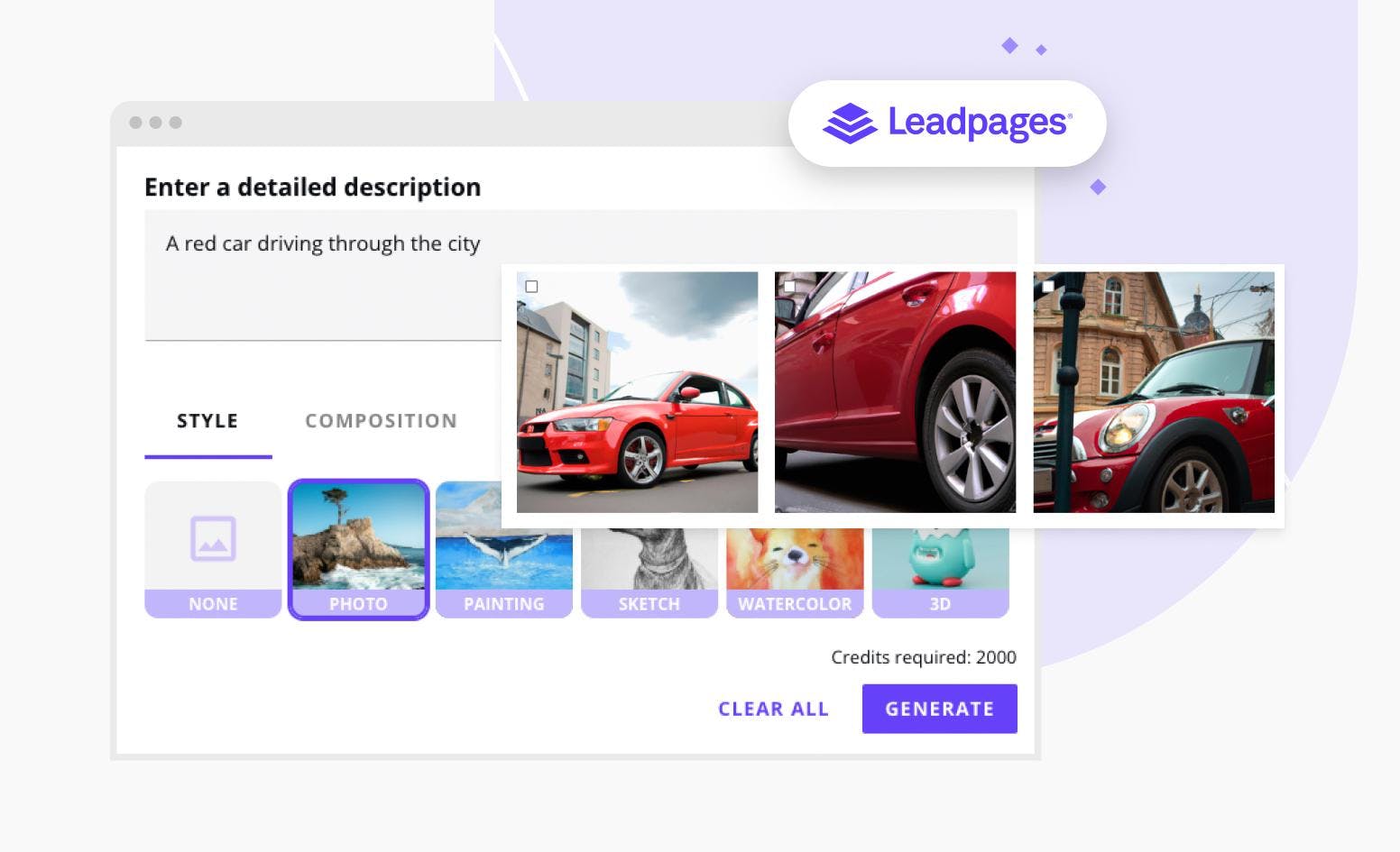 Leadpages Image Generator example