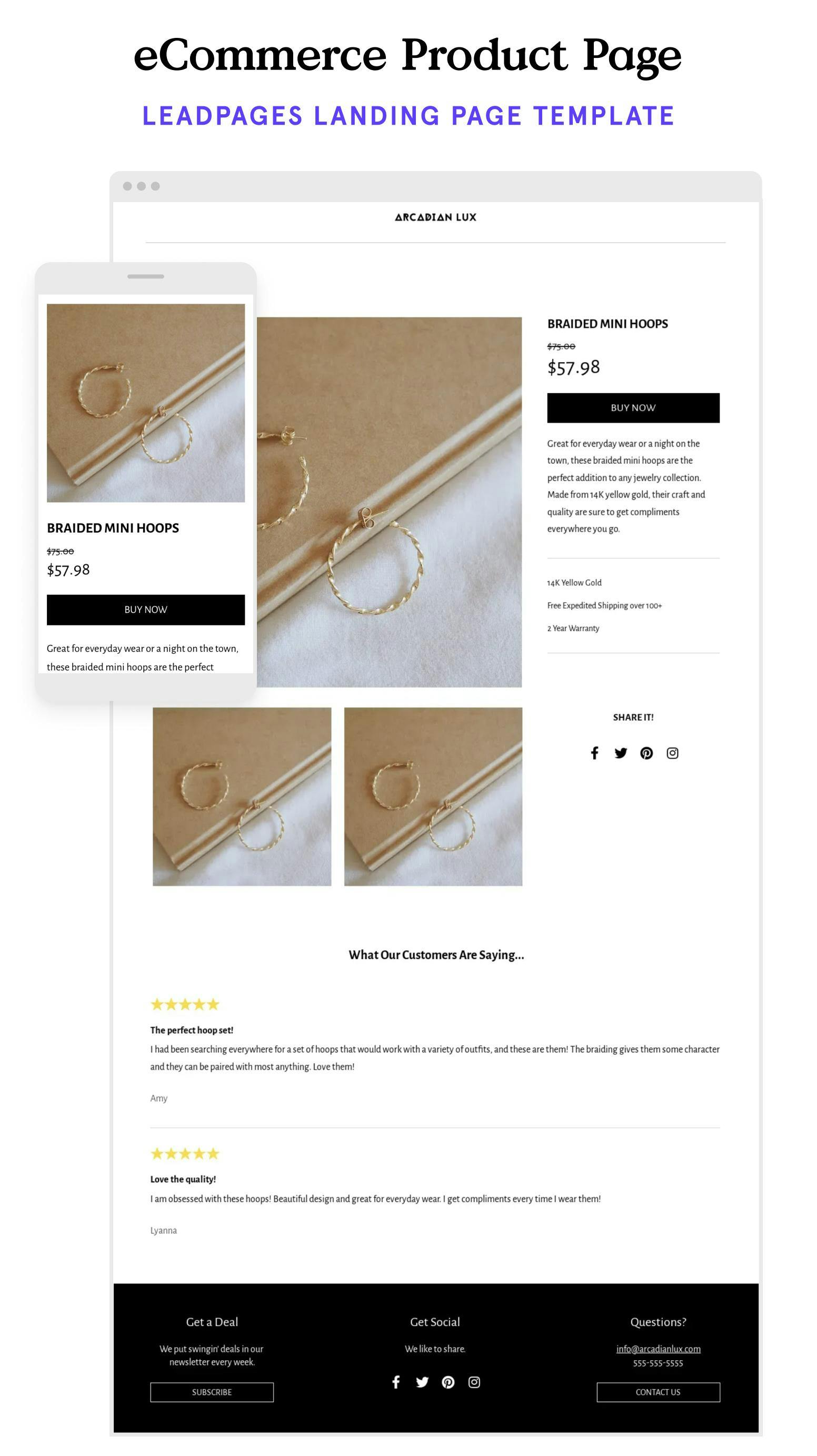 Ecommerce Landing Page 4