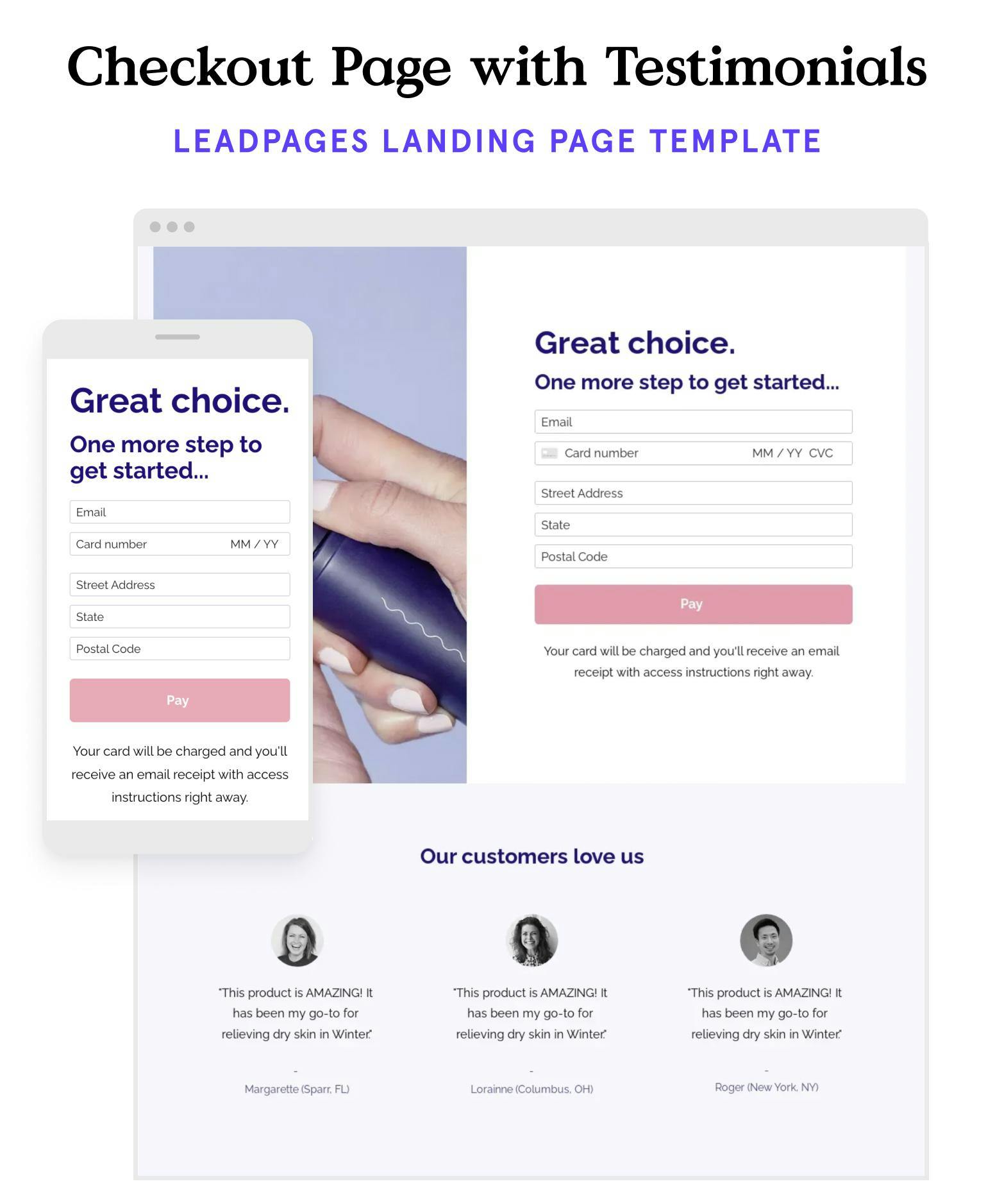 Ecommerce Landing Page 3