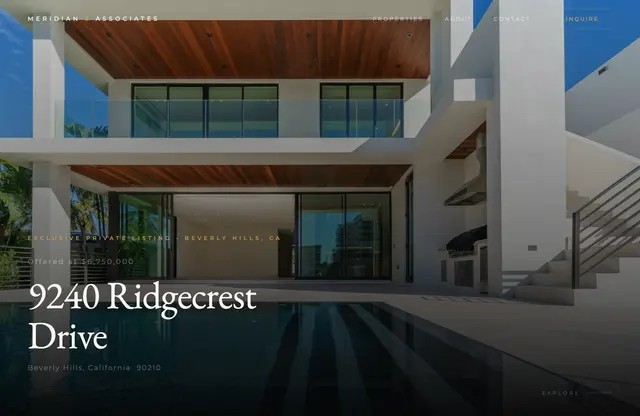 A real estate template built with Leadpages
