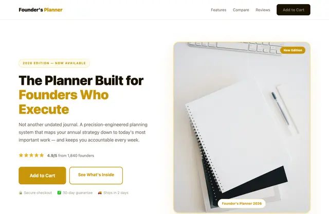 A sales template built with Leadpages